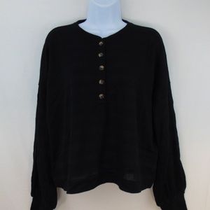 Banana Republic 5- Button Puffed Long Sleeve top